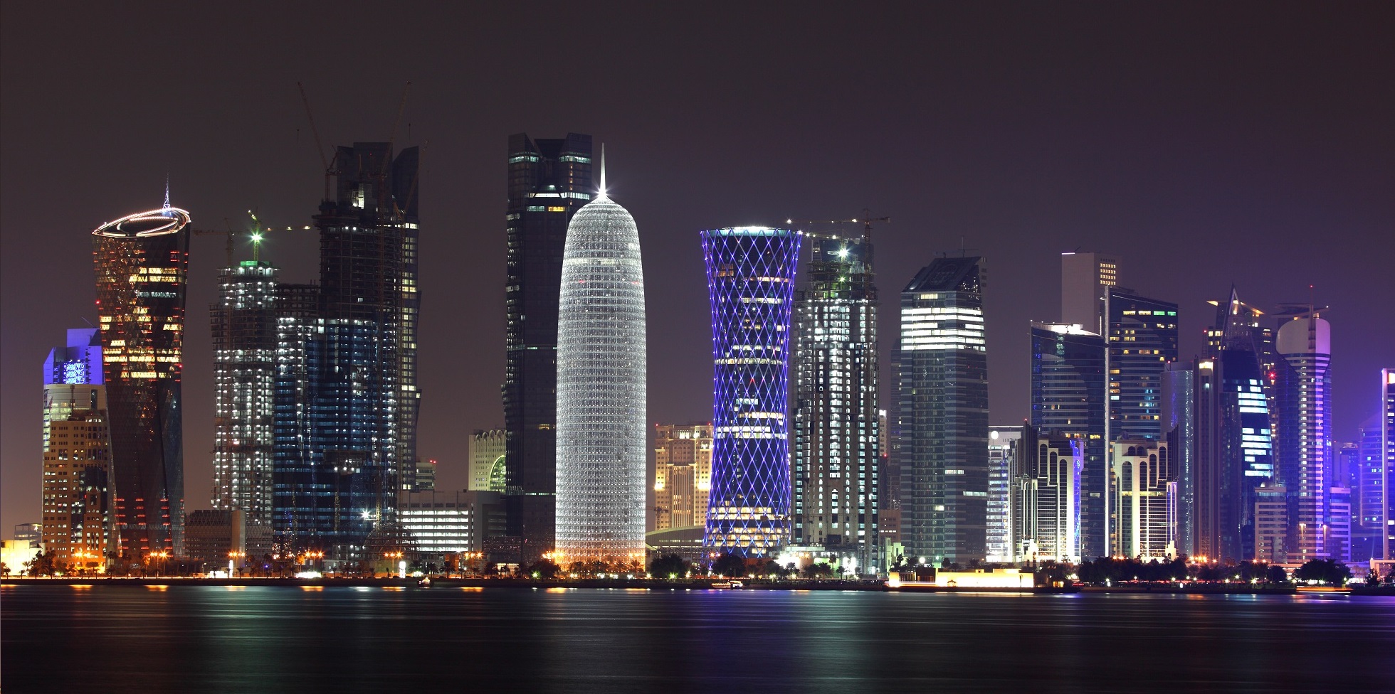 Doha-skyline-at-night-Qatar-Middle-East (cover) - Copy